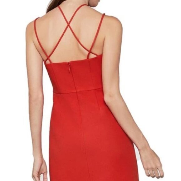 BCBGMaxAzria Curry Red Mini Dress - Picture 8 of 9